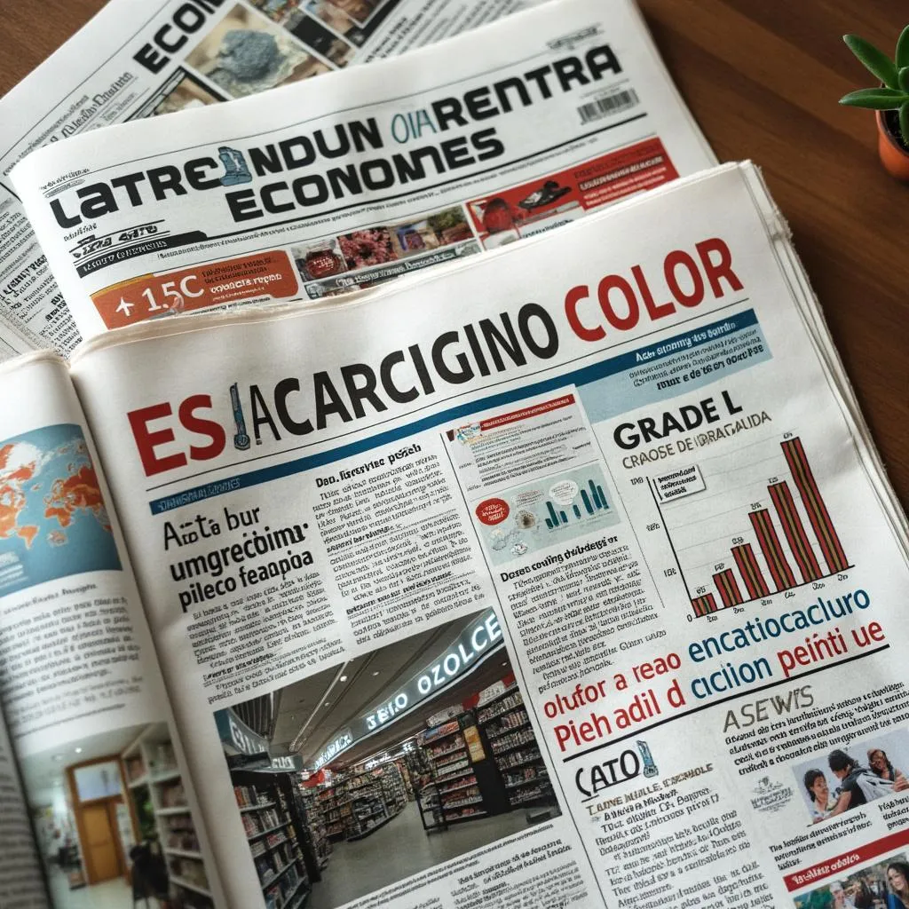 Artículo en periódico económico
